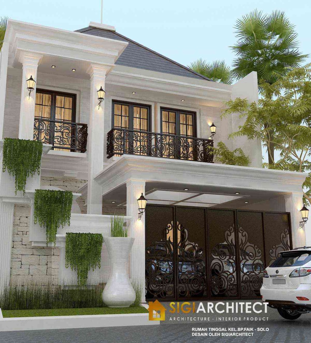 Model Rumah Mewah Klasik  Lantai Tipe 00 - 50 M  Bedroom